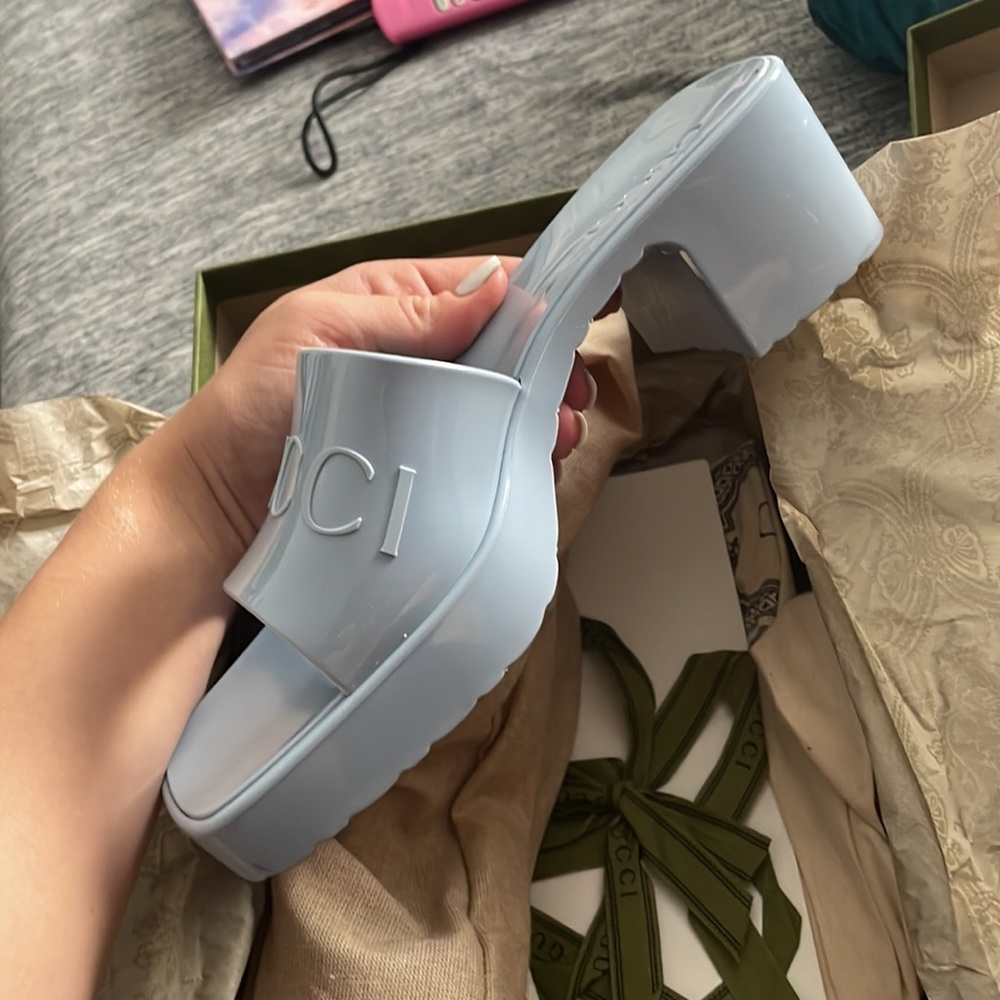 Jelly Gucci Rubber Sandal